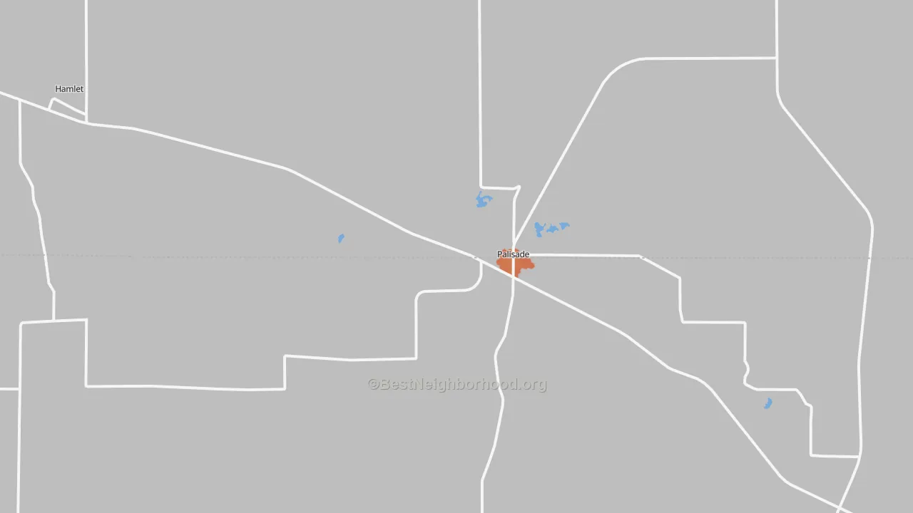 Bike Grade map of 69040, NE