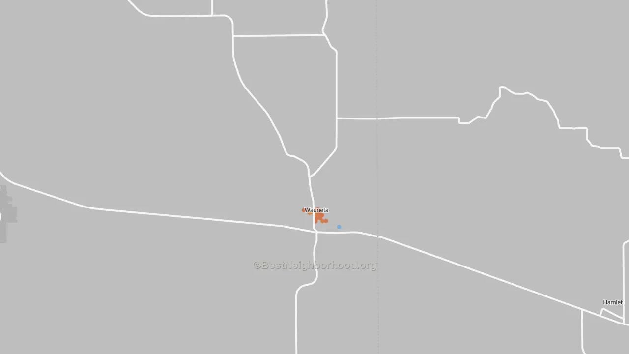Bike Grade map of 69045, NE
