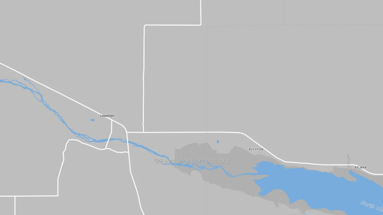Bike Grade map of 69147, NE
