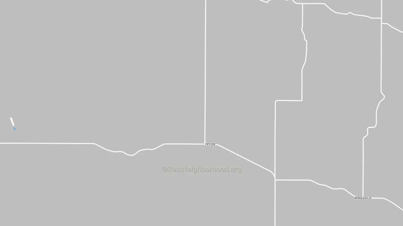 Bike Grade map of 69167, NE