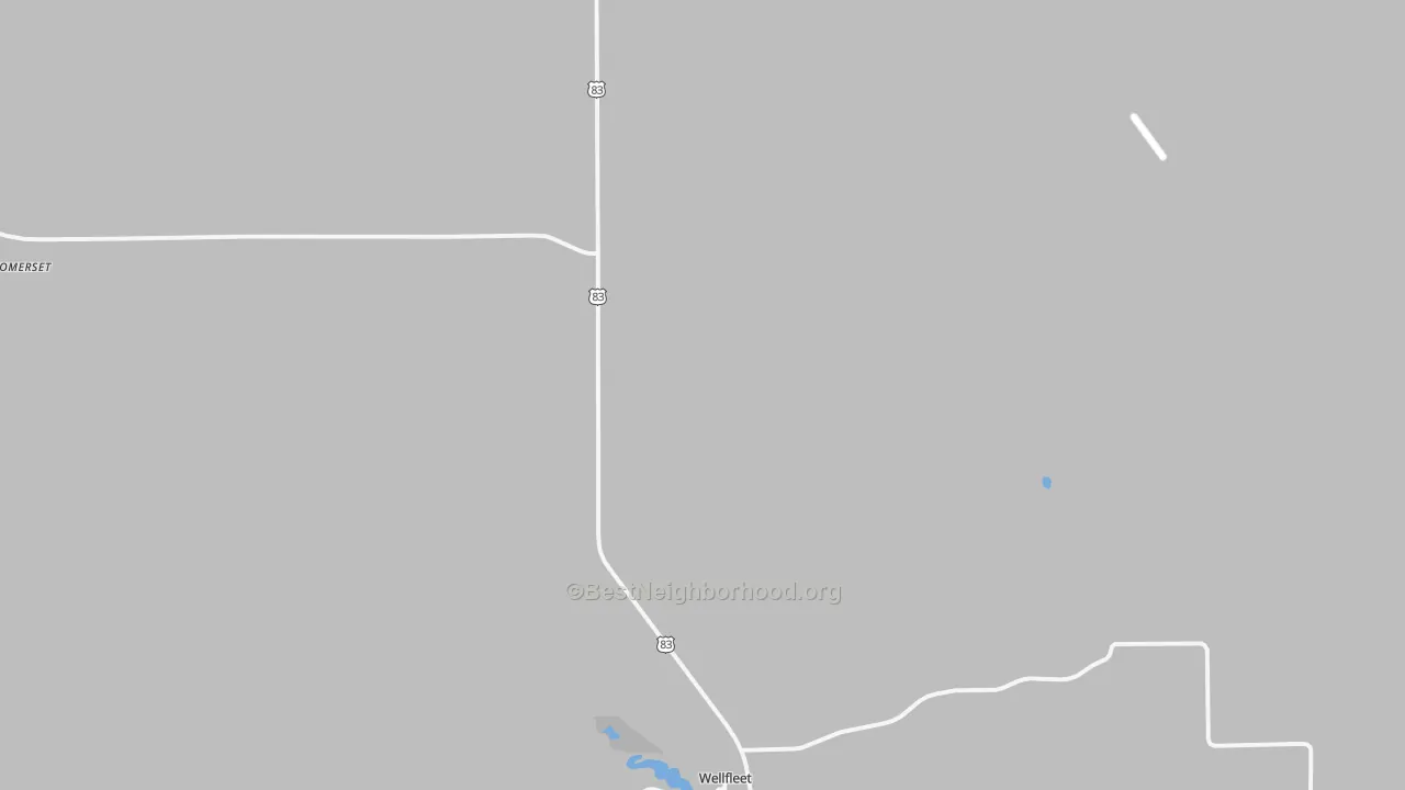 Bike Grade map of 69170, NE