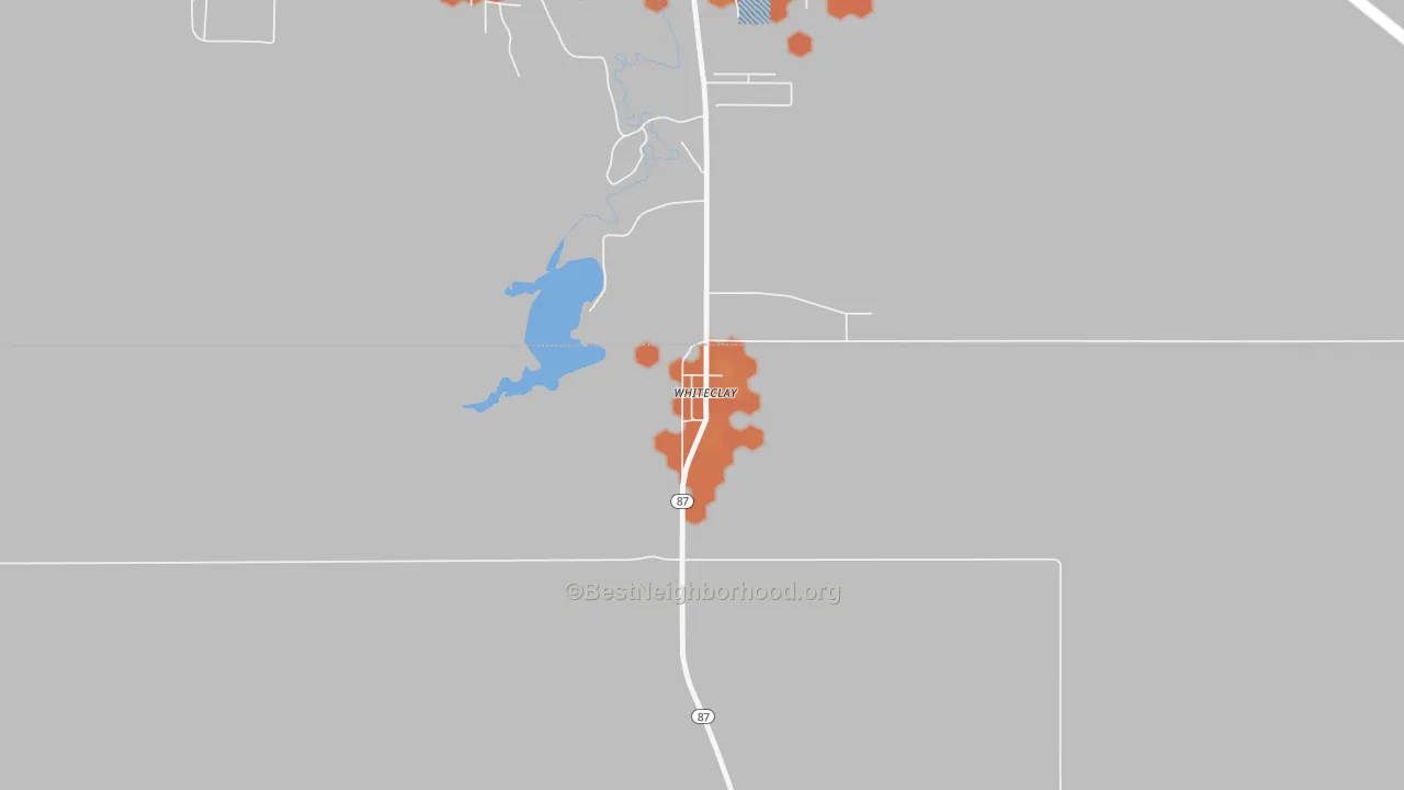 Bike Grade map of 69365, NE