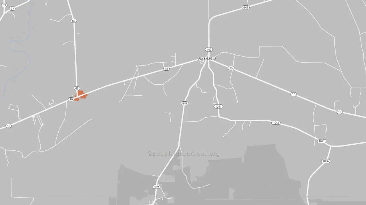 Bike Grade map of 70453, LA