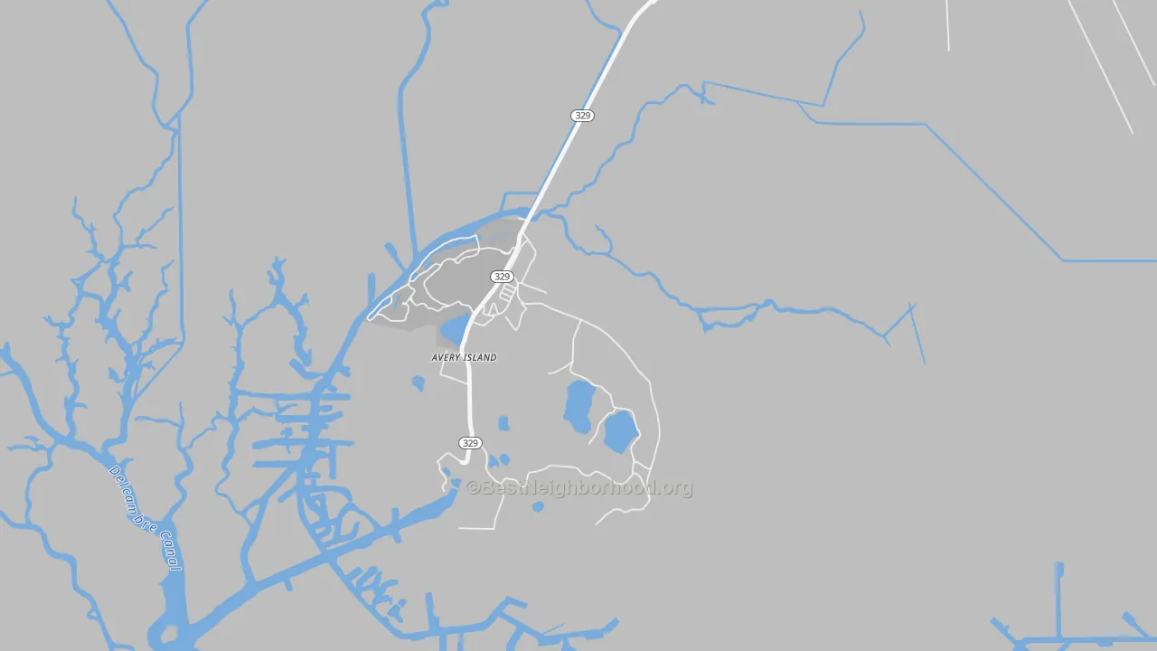 Bike Grade map of 70513, LA