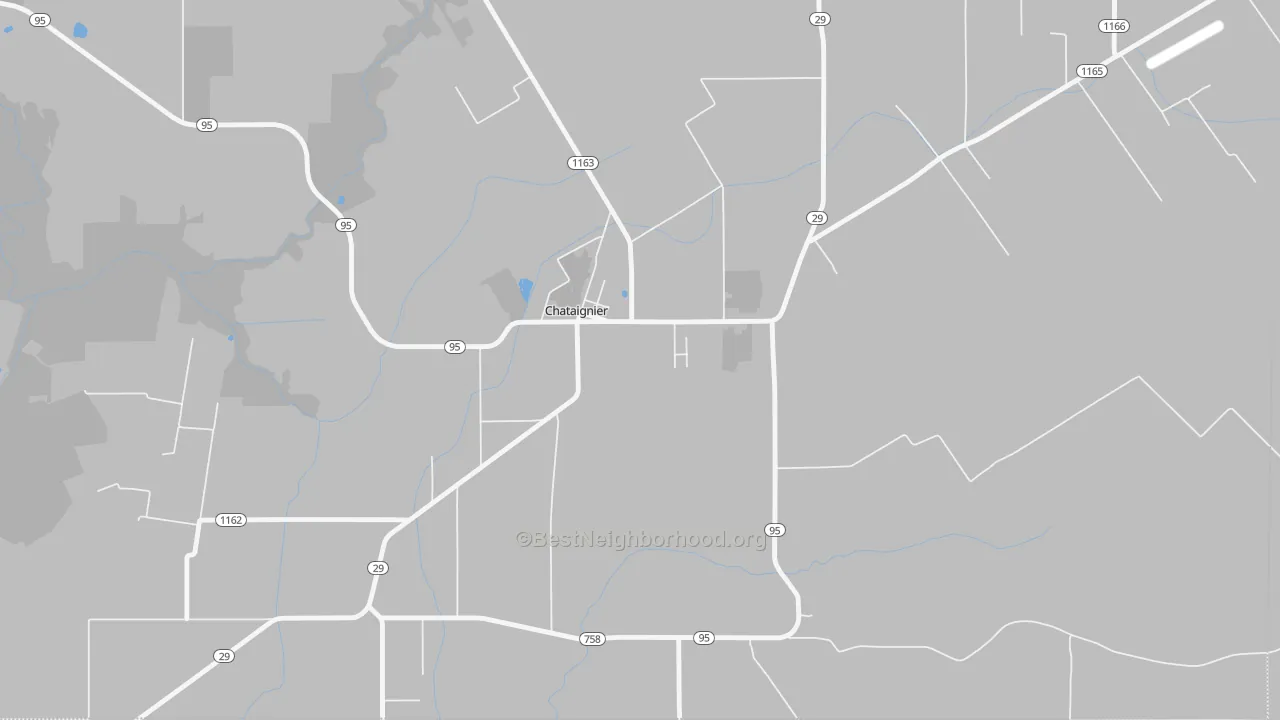 Bike Grade map of 70524, LA