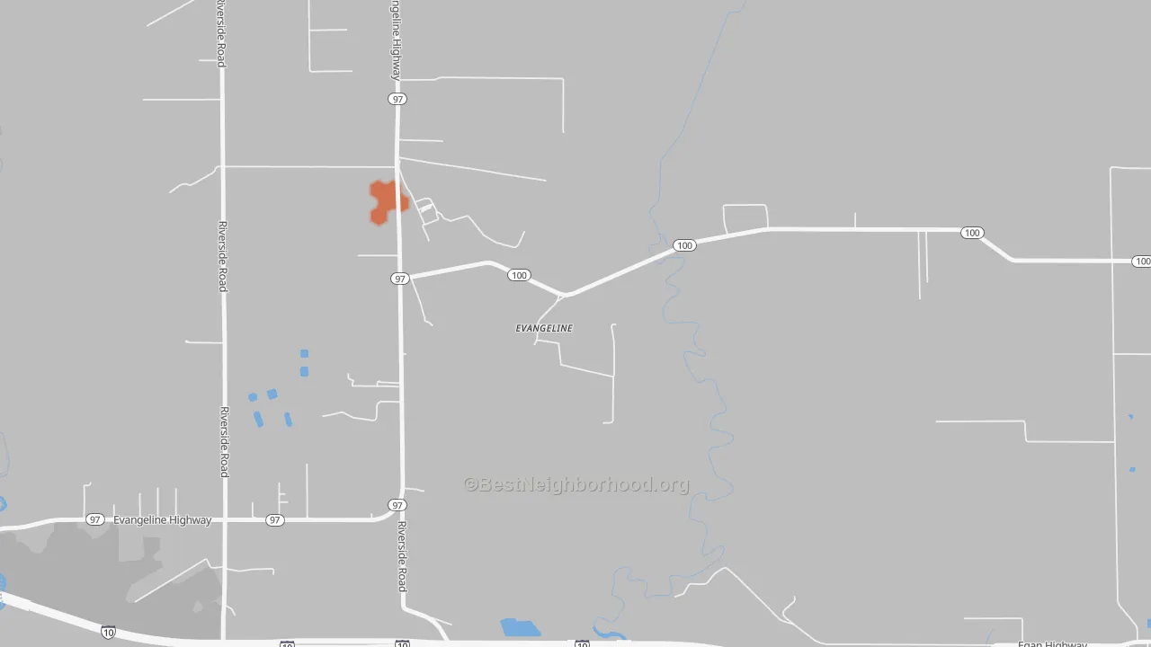 Bike Grade map of 70537, LA