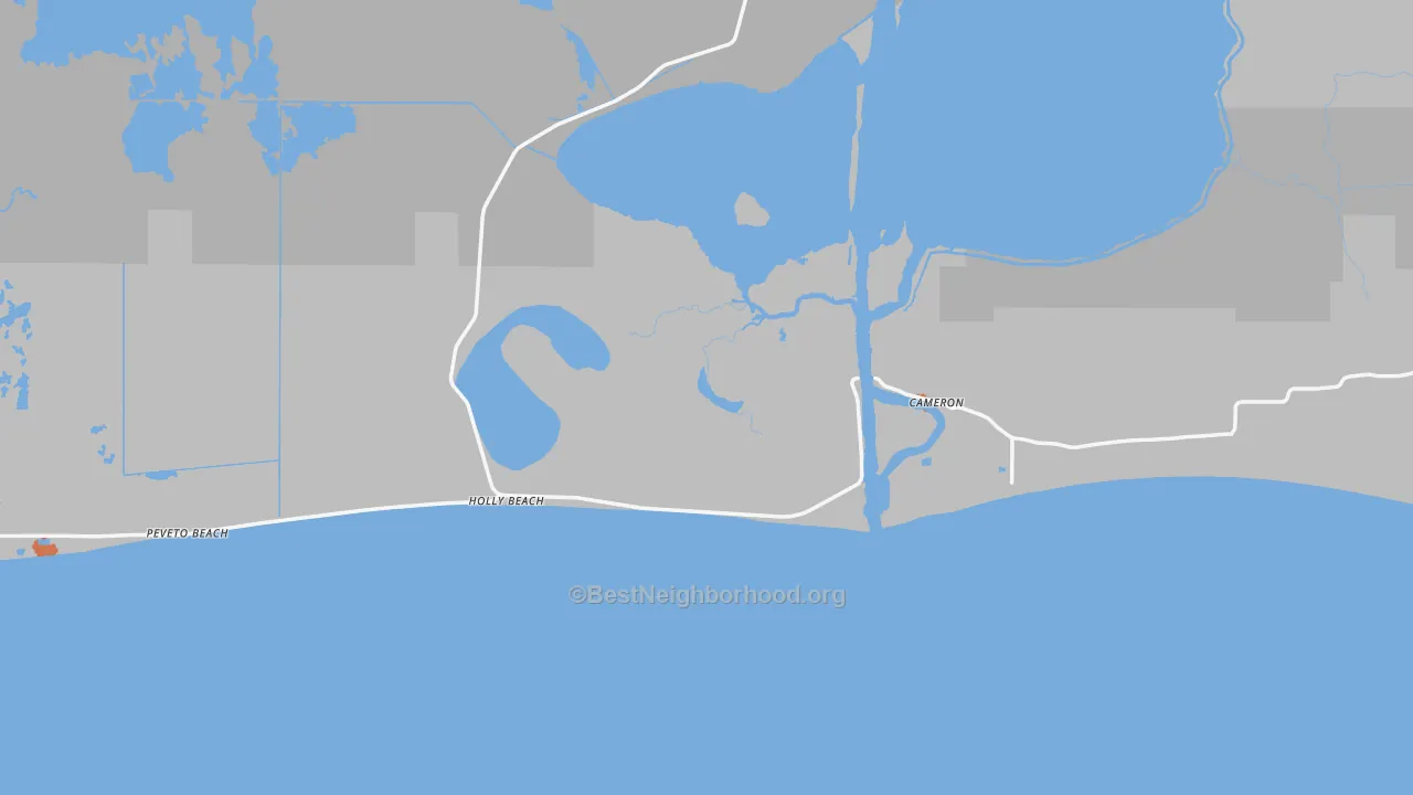 Bike Grade map of 70631, LA