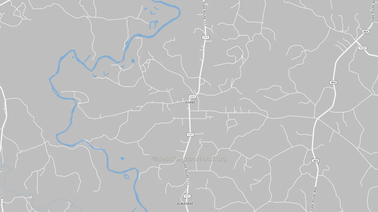 Bike Grade map of 70639, LA
