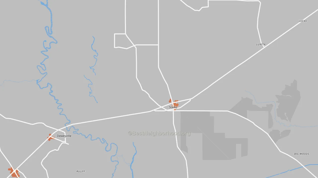 Bike Grade map of 70661, LA