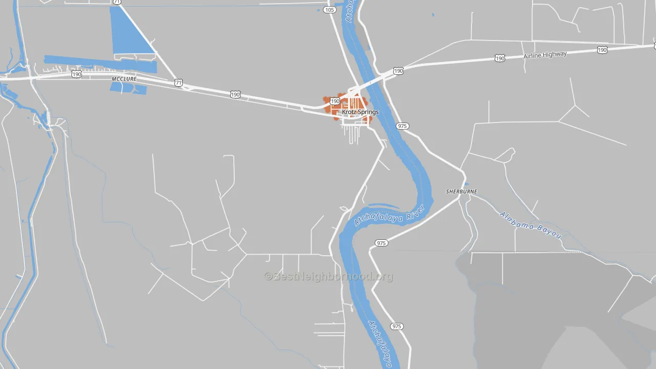 Bike Grade map of 70750, LA