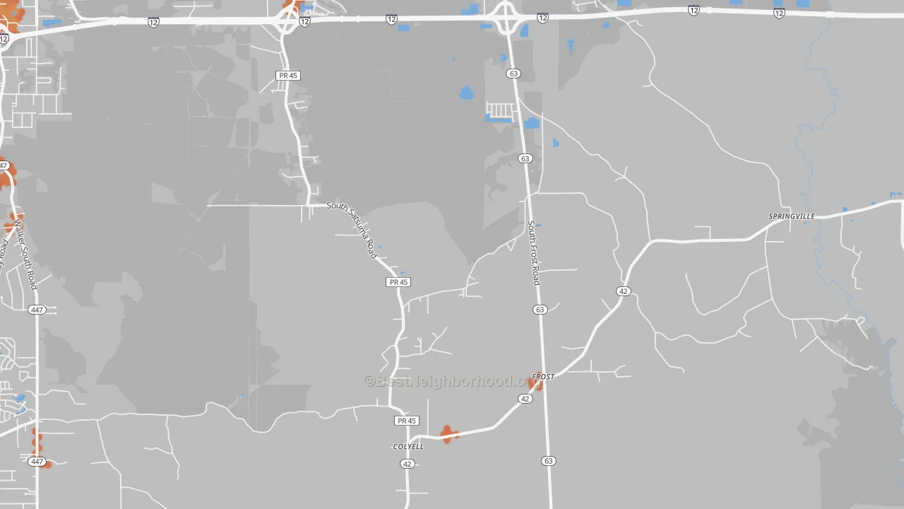 Bike Grade map of 70754, LA