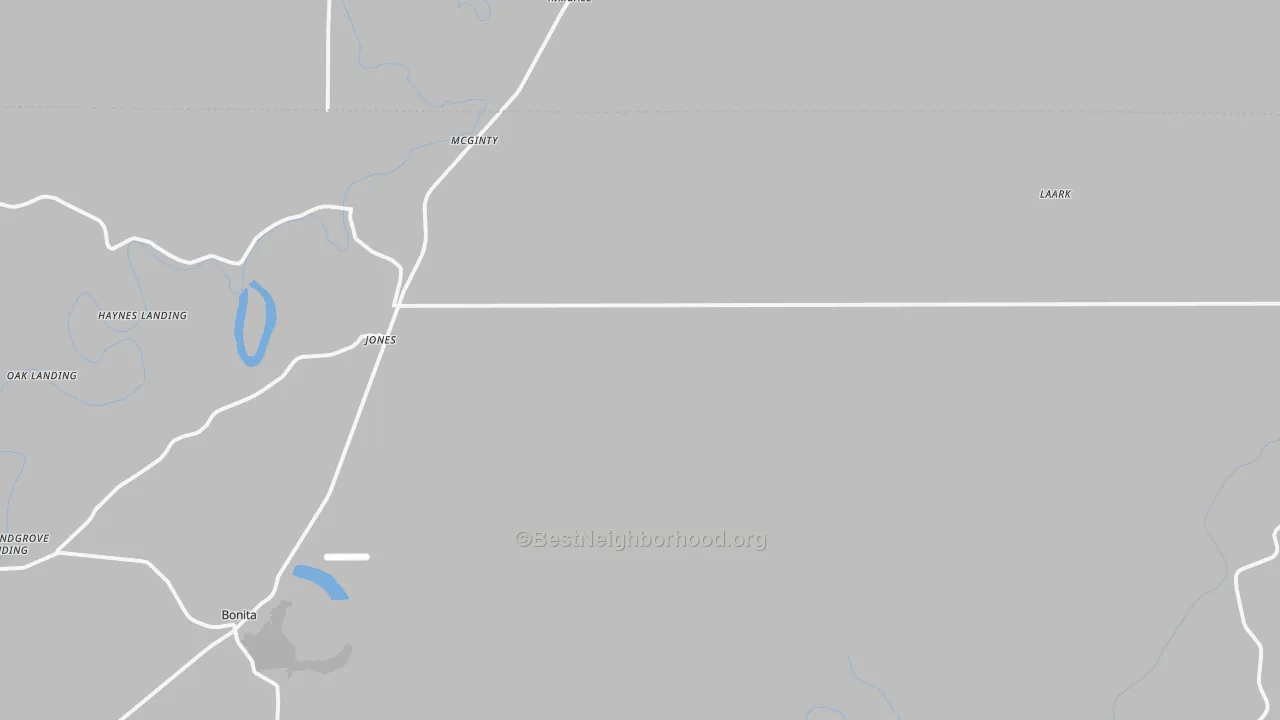 Bike Grade map of 71250, LA