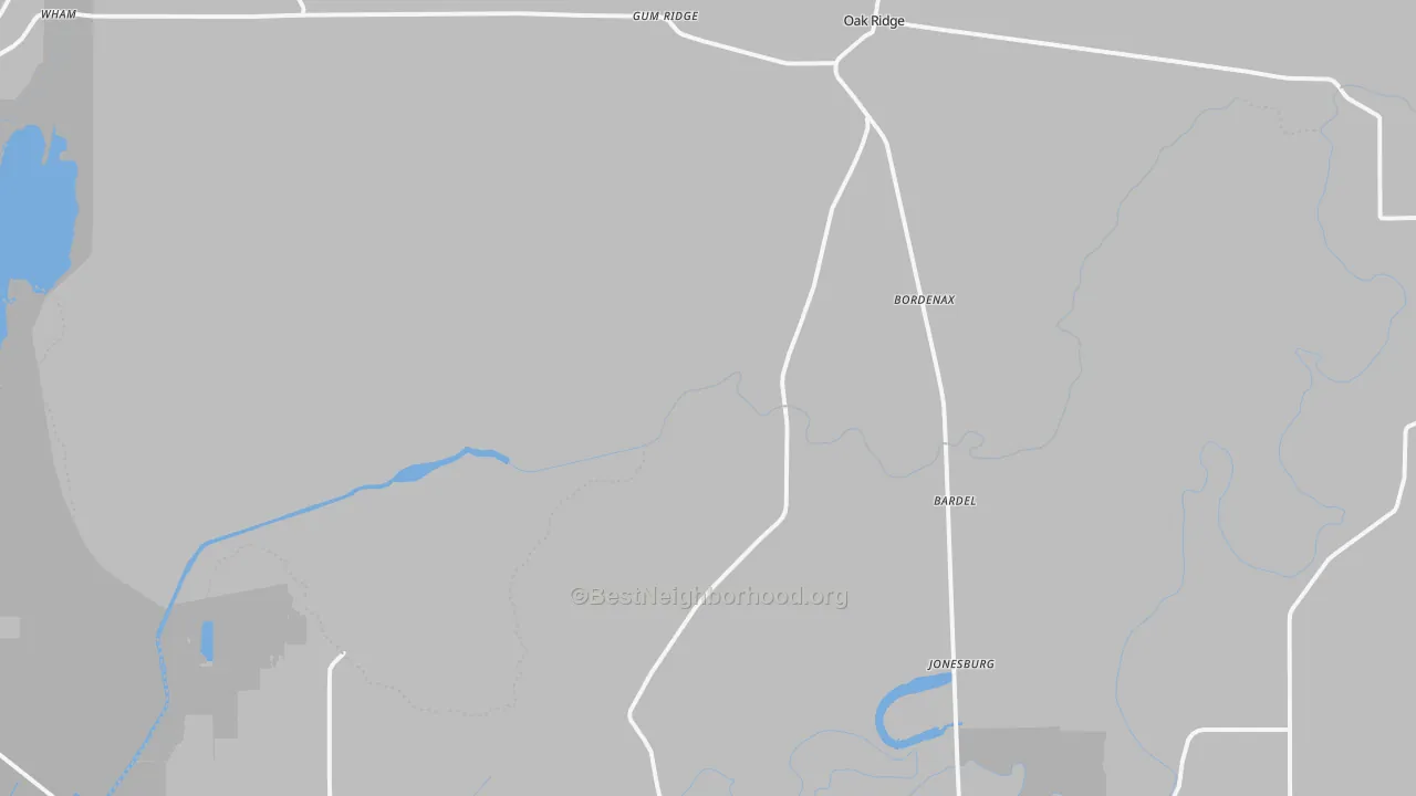 Bike Grade map of 71264, LA