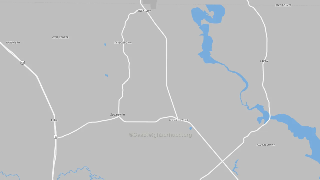 Bike Grade map of 71277, LA