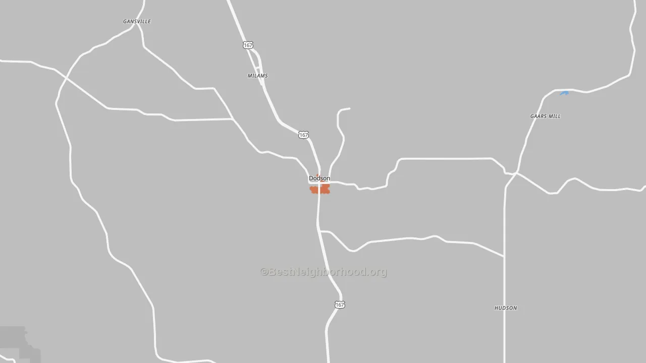 Bike Grade map of 71422, LA