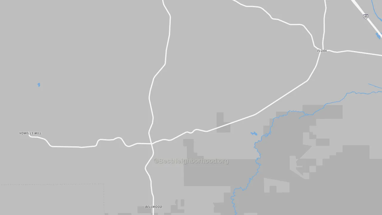 Bike Grade map of 71468, LA