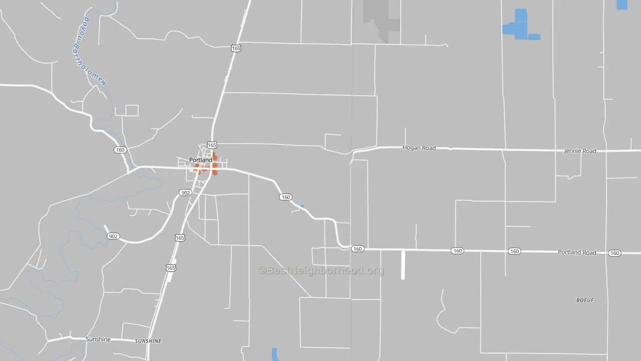 Bike Grade map of 71663, AR