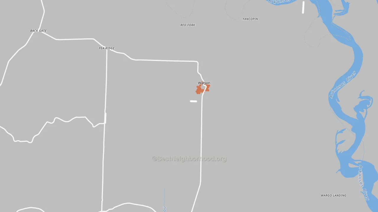 Bike Grade map of 71674, AR