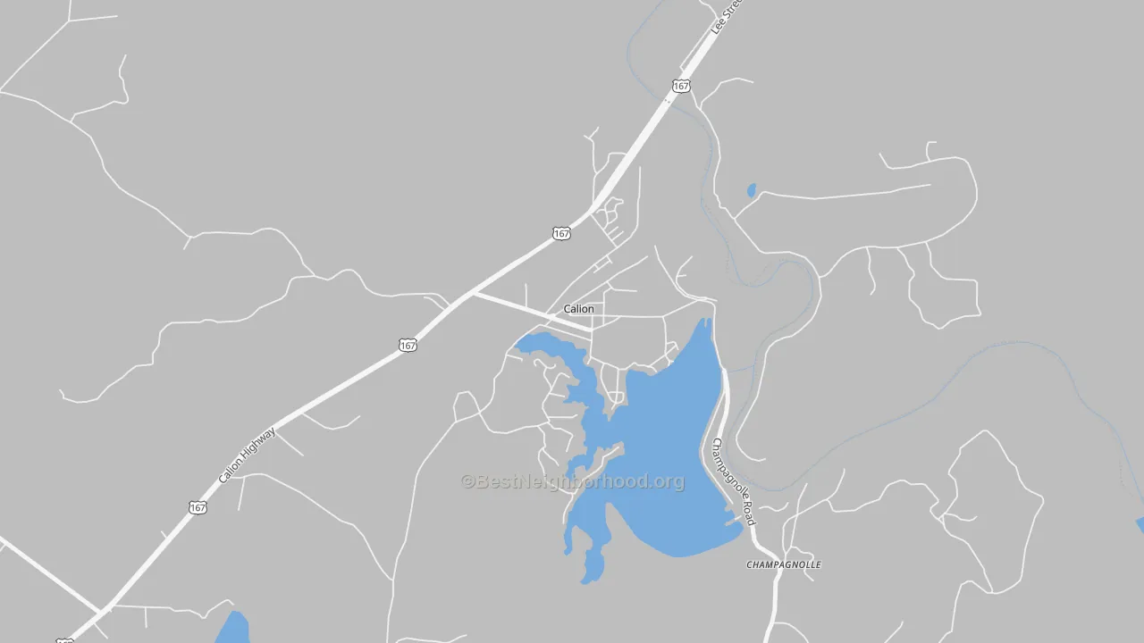 Bike Grade map of 71724, AR