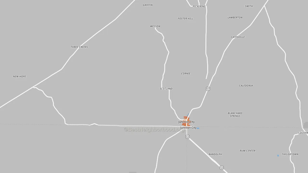 Bike Grade map of 71749, AR