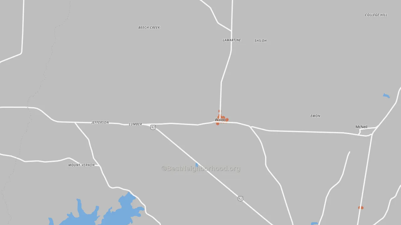 Bike Grade map of 71770, AR