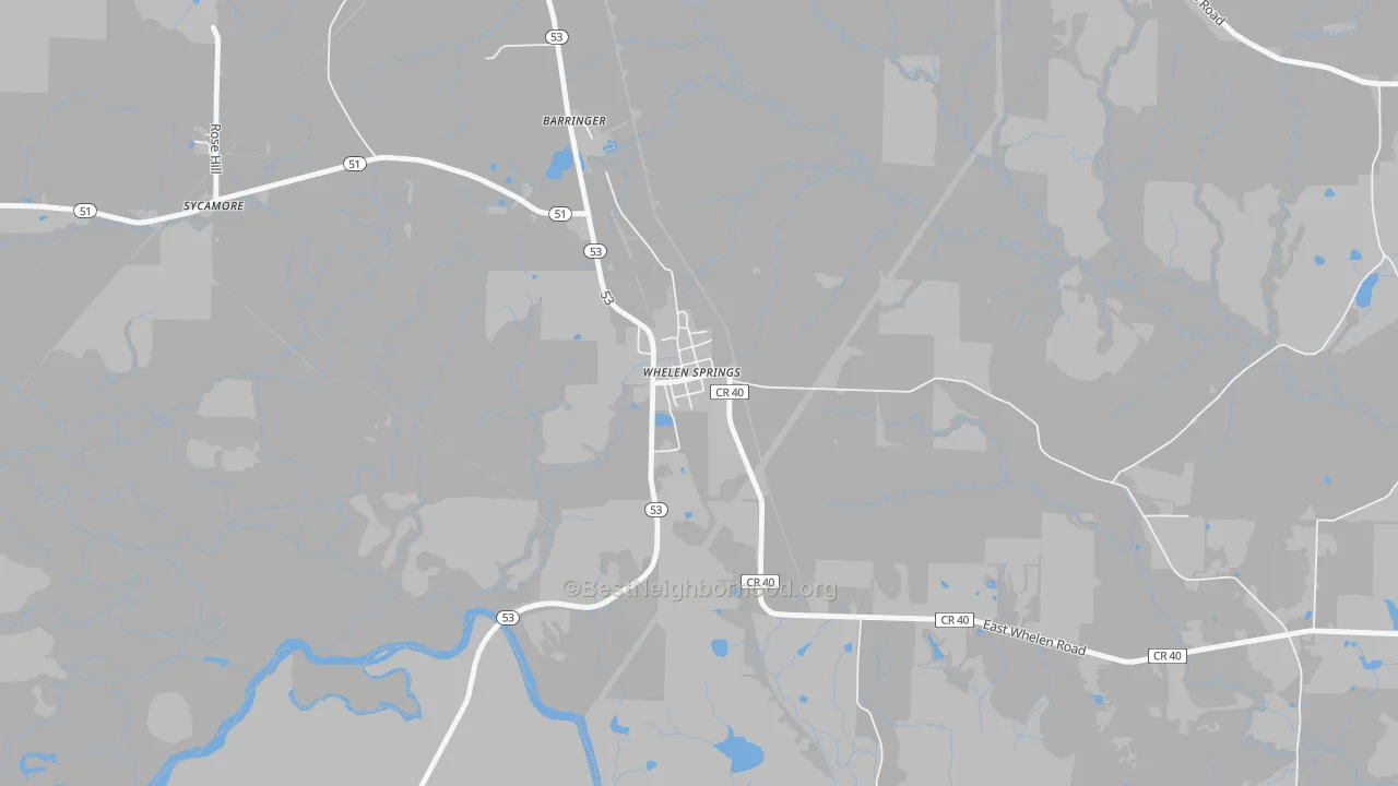 Bike Grade map of 71772, AR