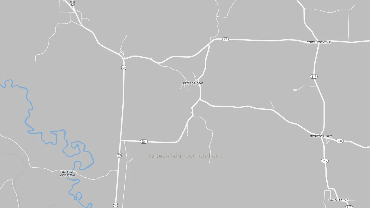 Bike Grade map of 71823, AR