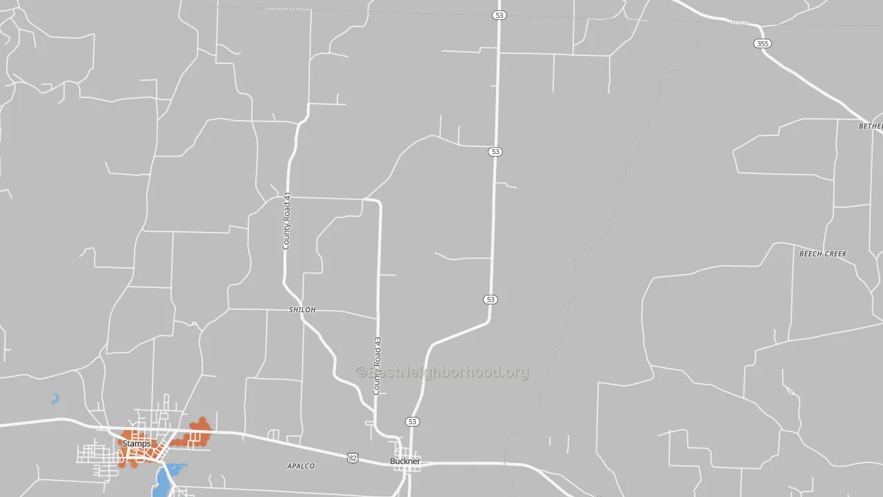 Bike Grade map of 71827, AR