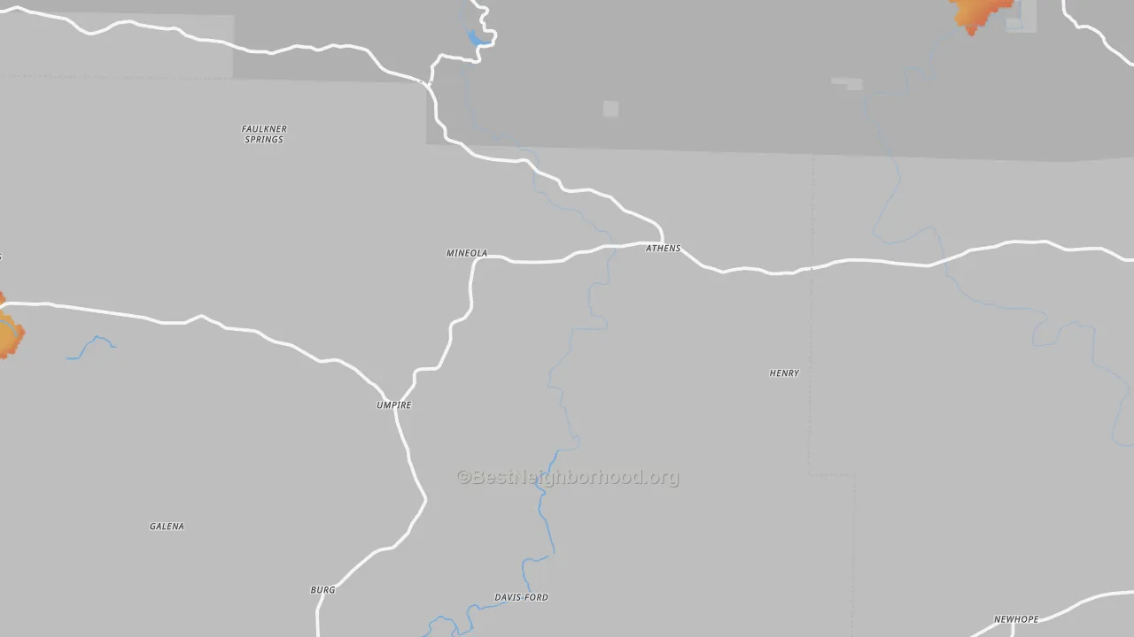 Bike Grade map of 71971, AR