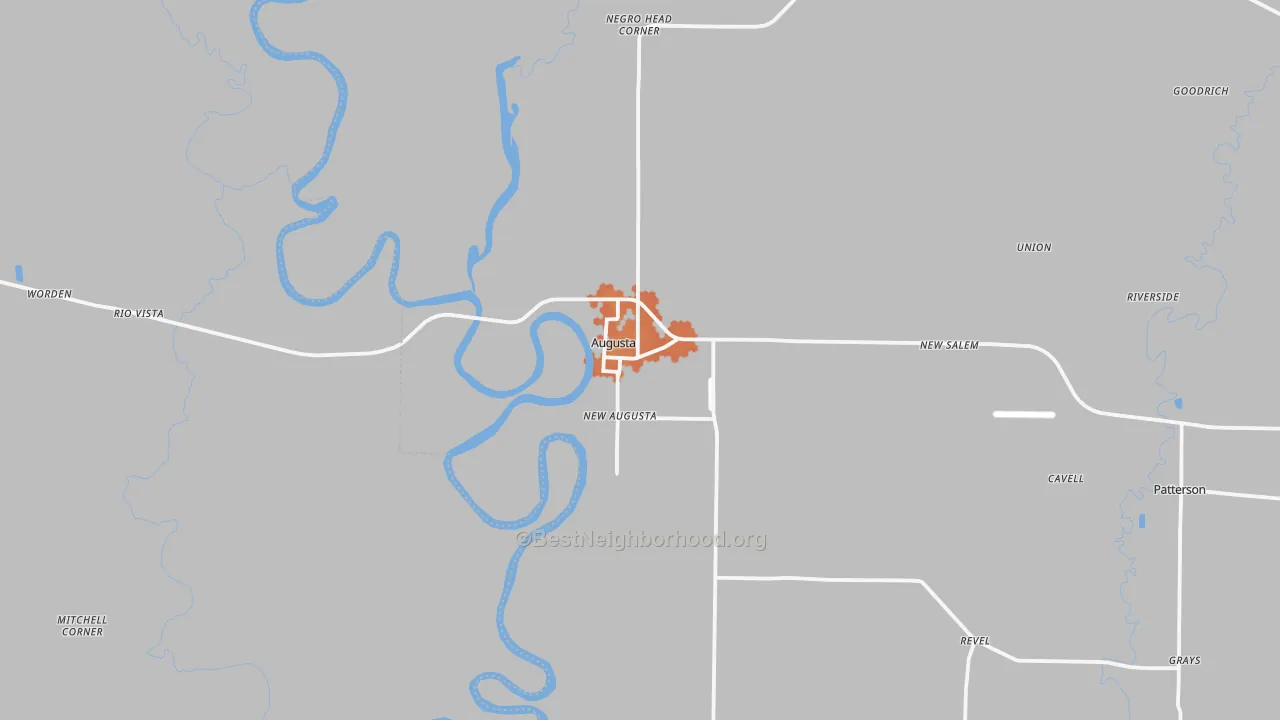 Bike Grade map of 72006, AR
