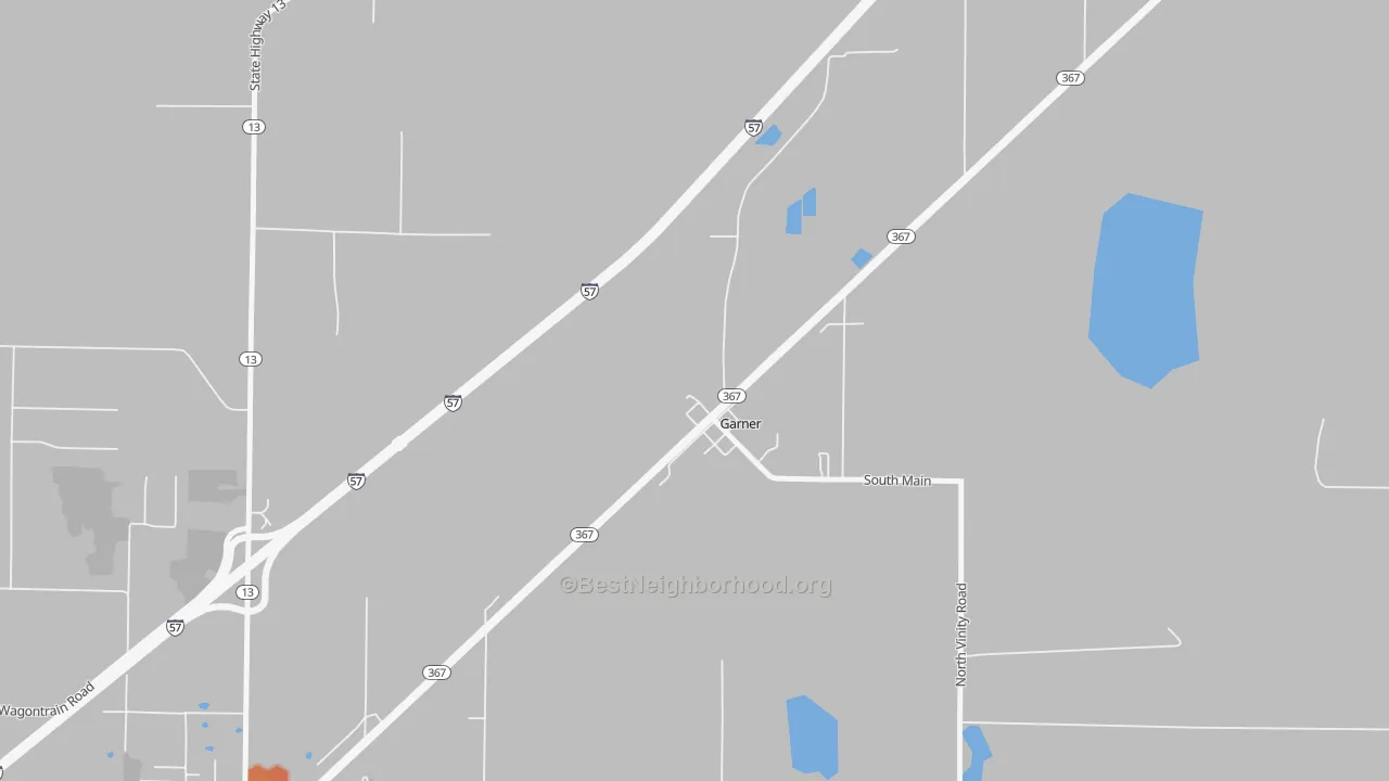 Bike Grade map of 72052, AR
