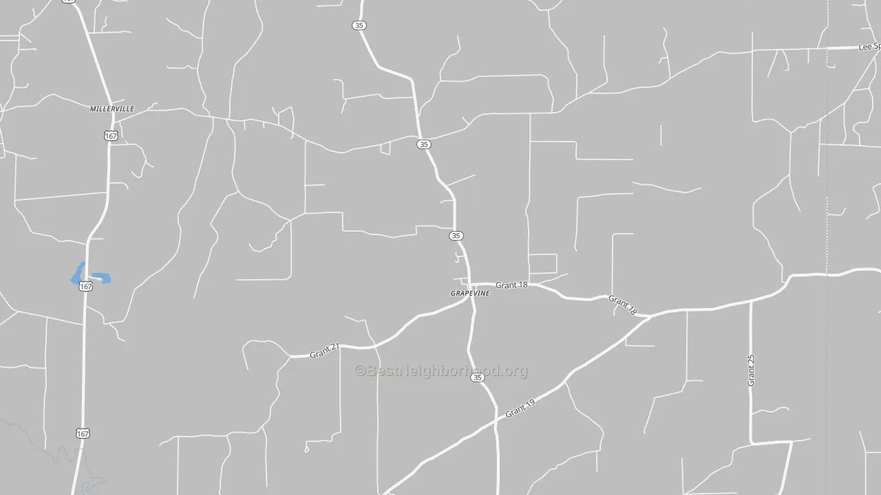 Bike Grade map of 72057, AR
