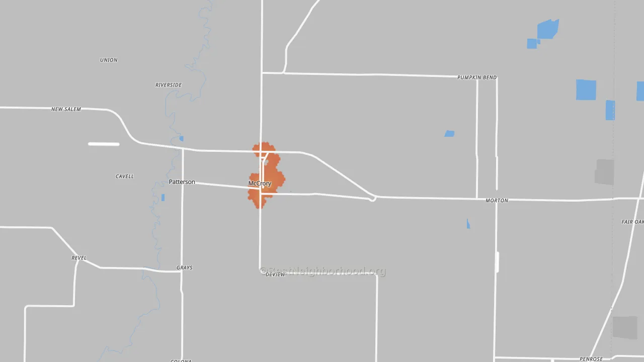 Bike Grade map of 72101, AR