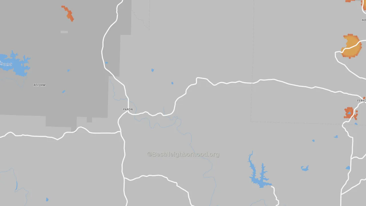Bike Grade map of 72122, AR