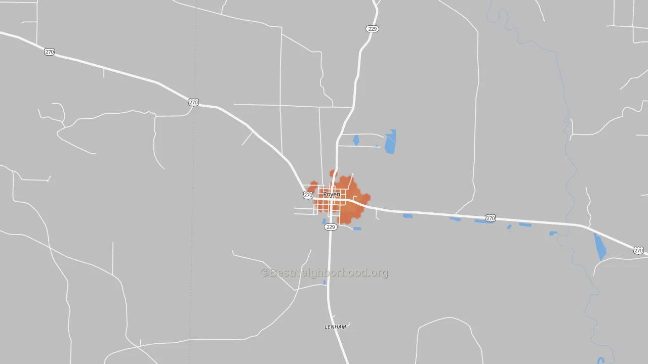 Bike Grade map of 72128, AR