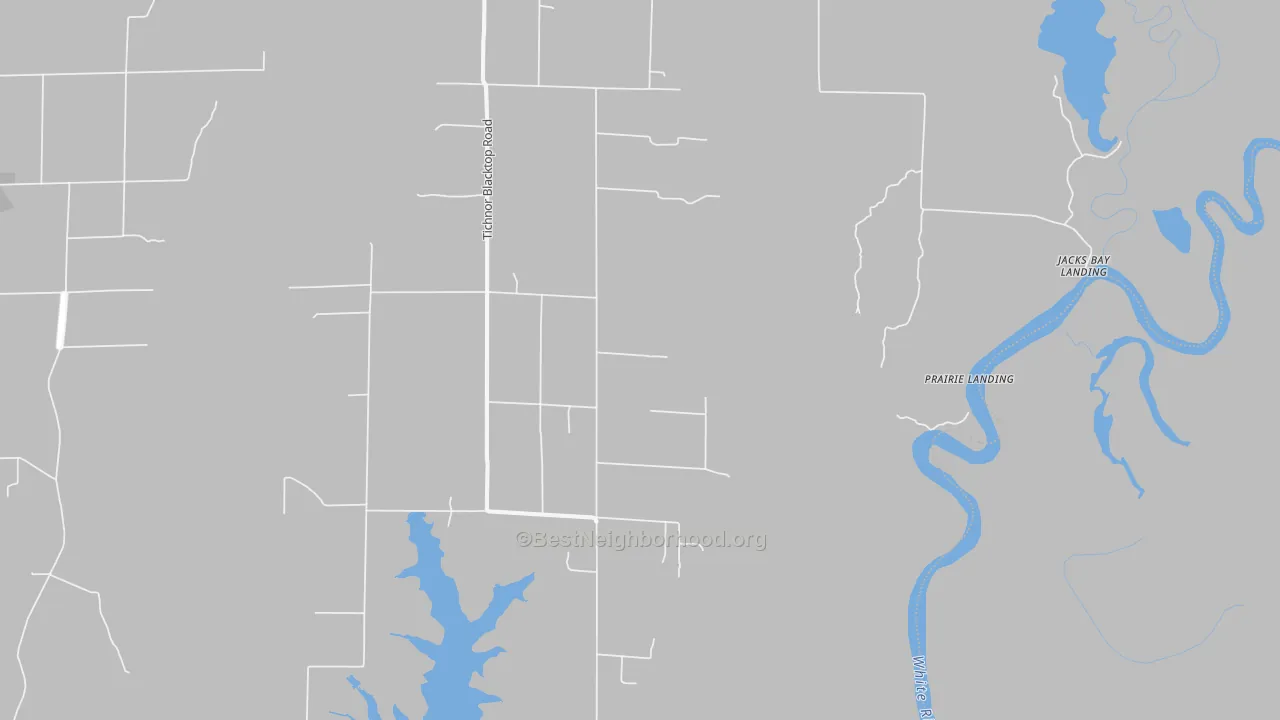 Bike Grade map of 72166, AR