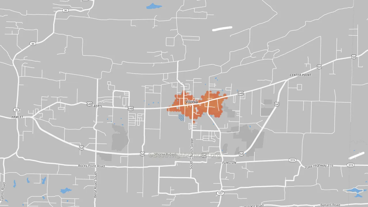 Bike Grade map of 72173, AR