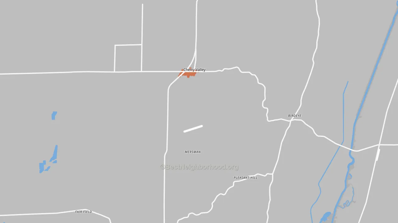 Bike Grade map of 72324, AR