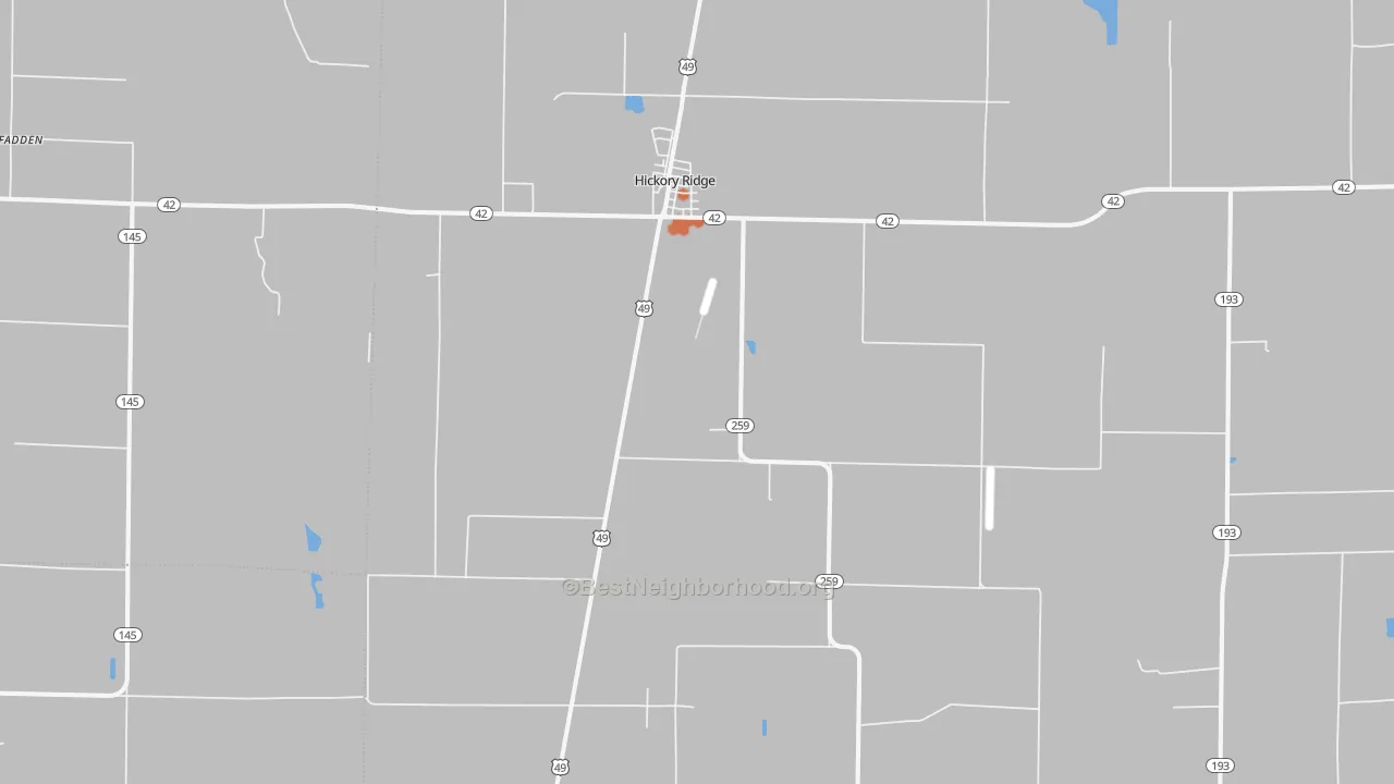 Bike Grade map of 72347, AR