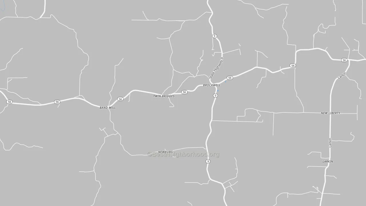 Bike Grade map of 72517, AR