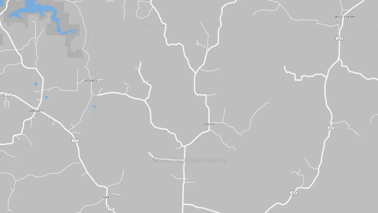 Bike Grade map of 72528, AR