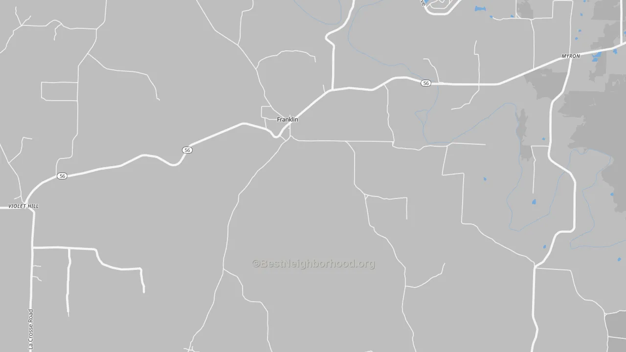 Bike Grade map of 72536, AR