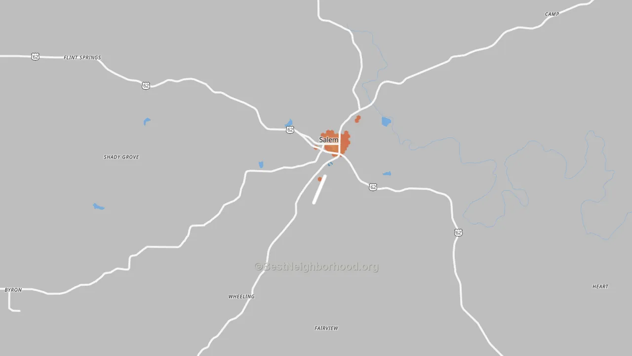 Bike Grade map of 72576, AR