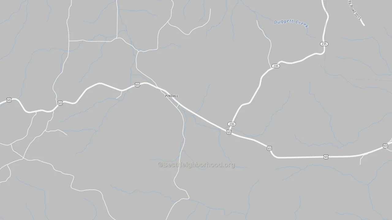 Bike Grade map of 72669, AR