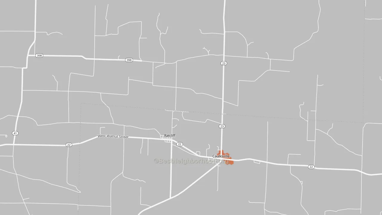 Bike Grade map of 72951, AR