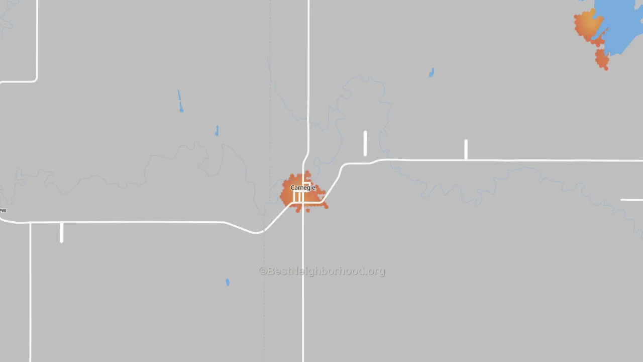 Bike Grade map of 73015, OK