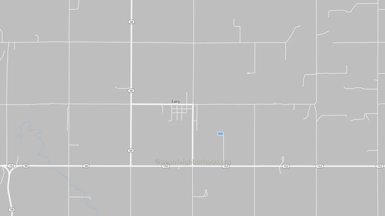 Bike Grade map of 73033, OK