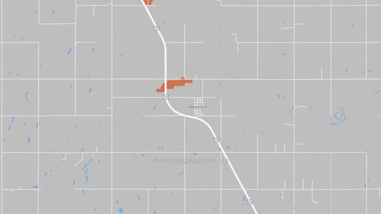 Bike Grade map of 73043, OK