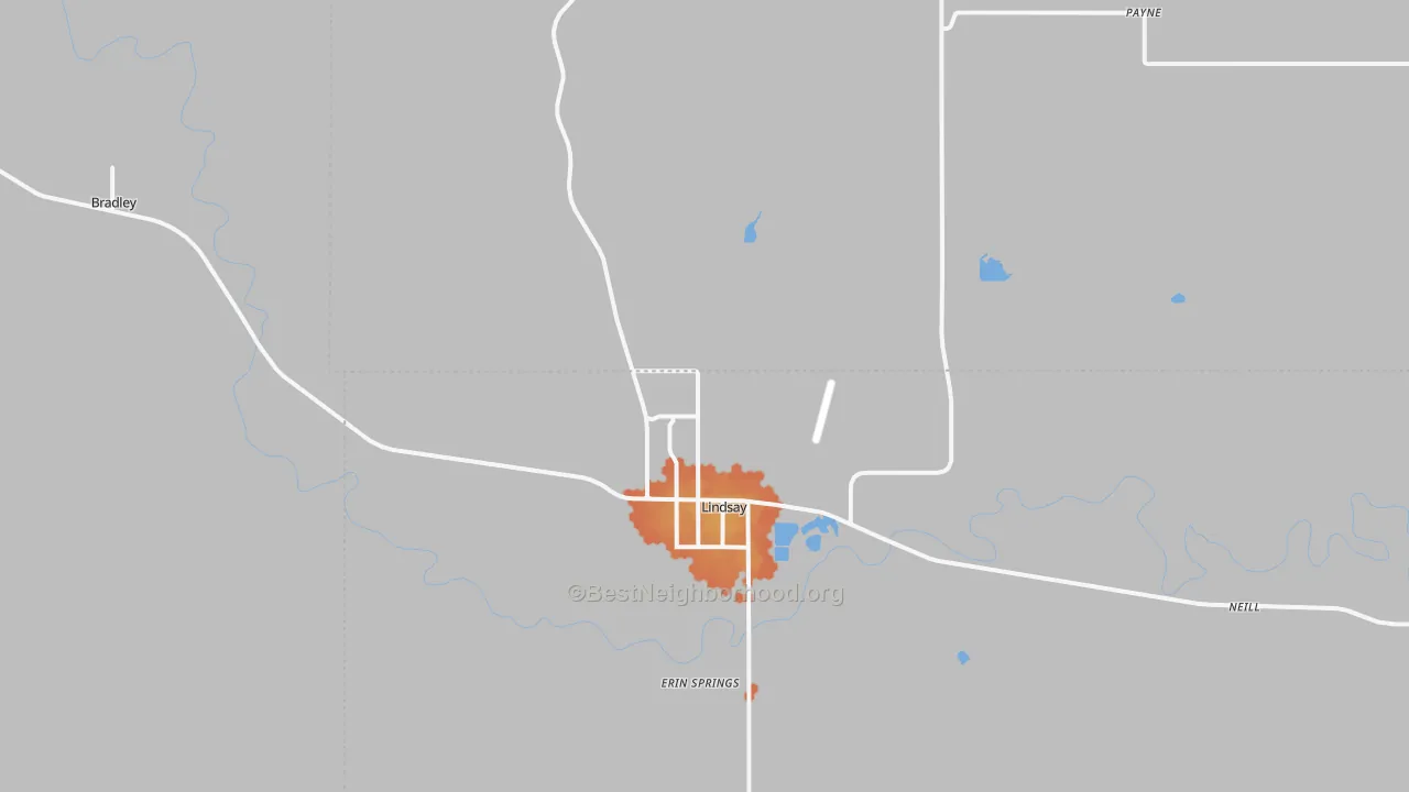 Bike Grade map of 73052, OK
