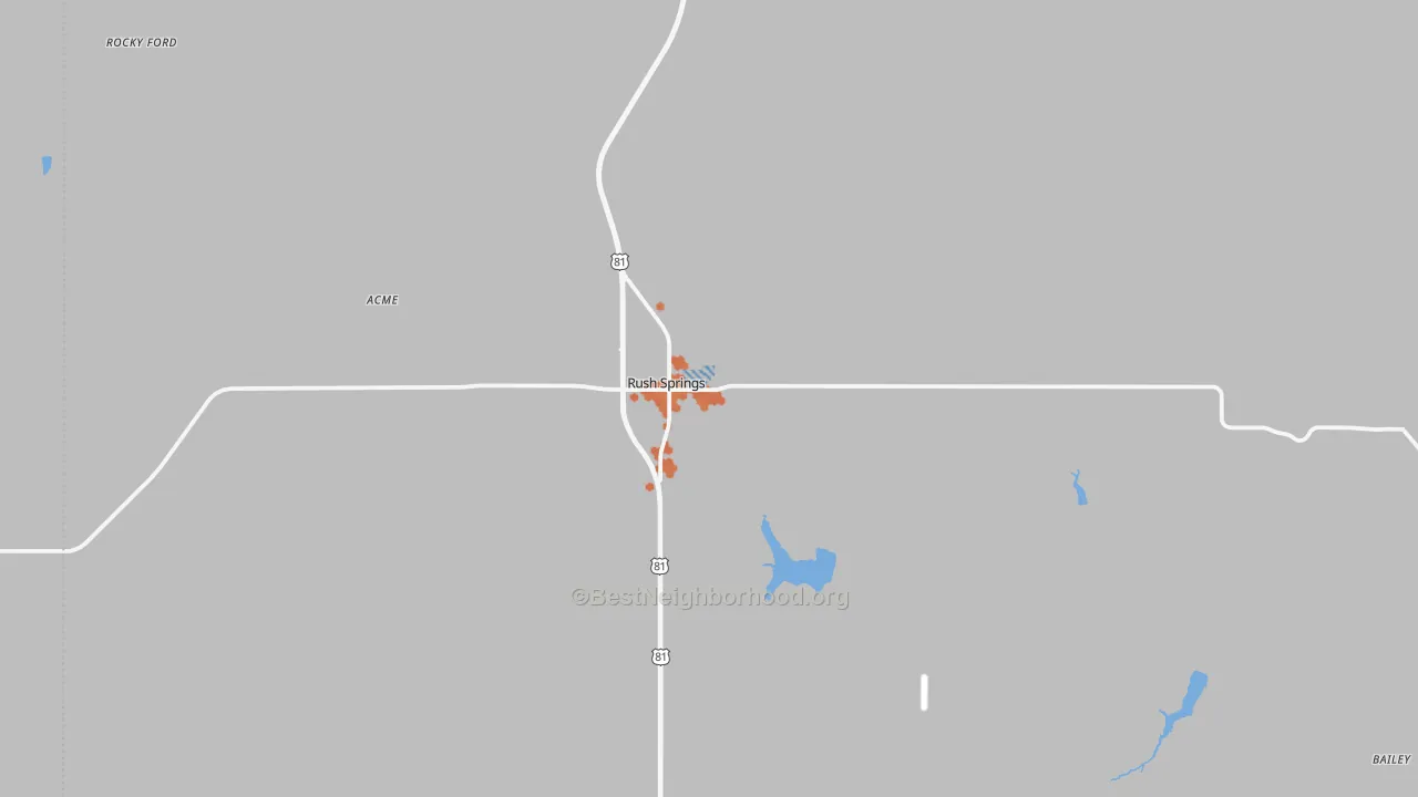 Bike Grade map of 73082, OK